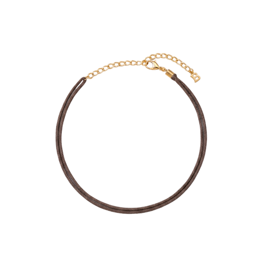 Collana Lunatica Oro Marrone