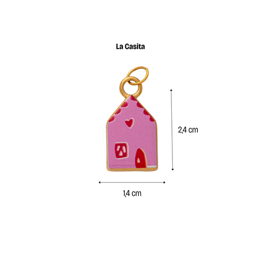 Charm Casita Rosa