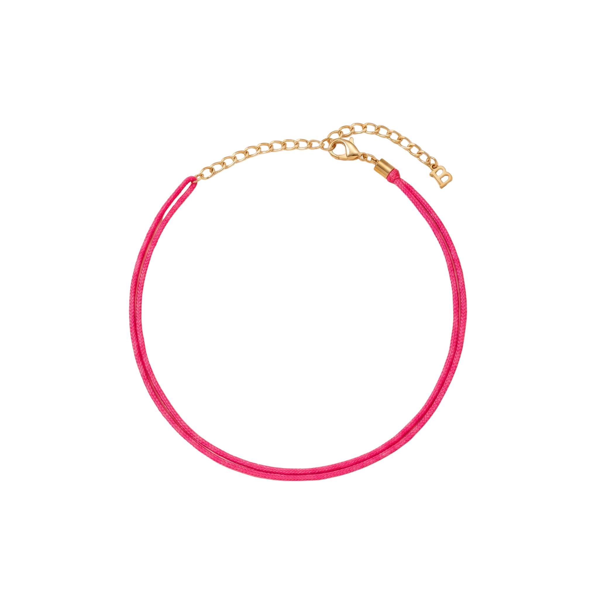 Collana Lunatica Oro Fucsia