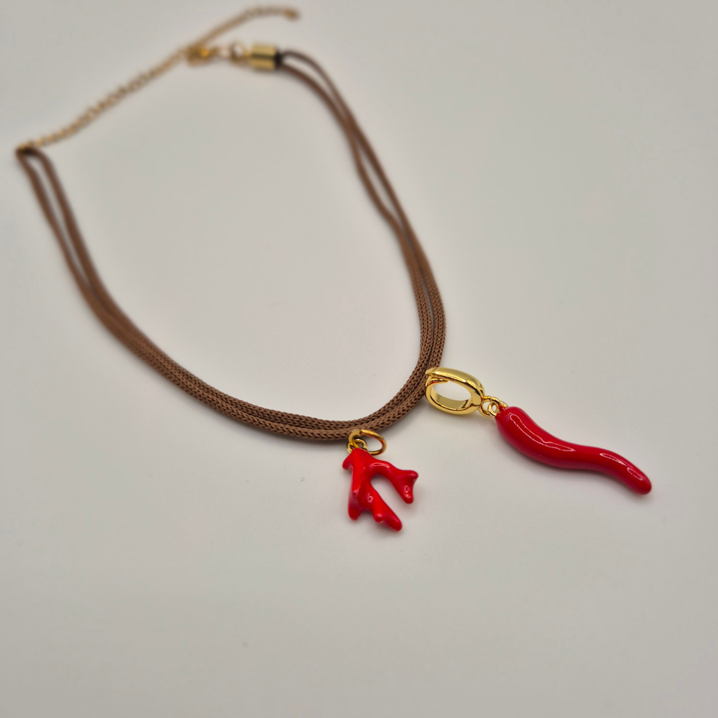 Choker Lunatica - Corallo