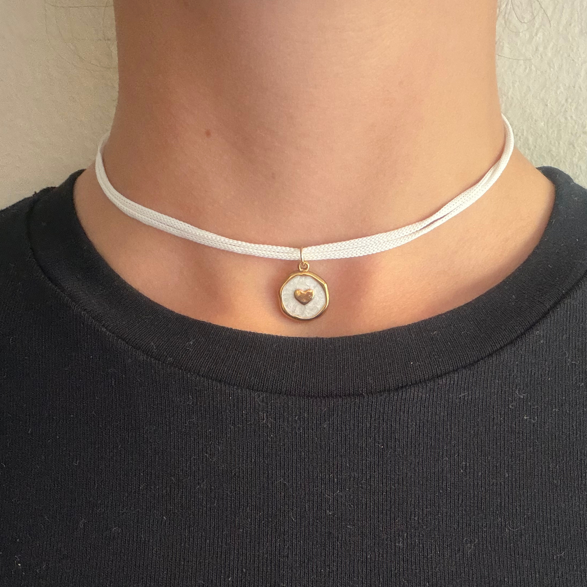 Charm Cuore Smaltato