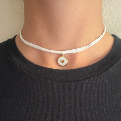 Charm Cuore Smaltato