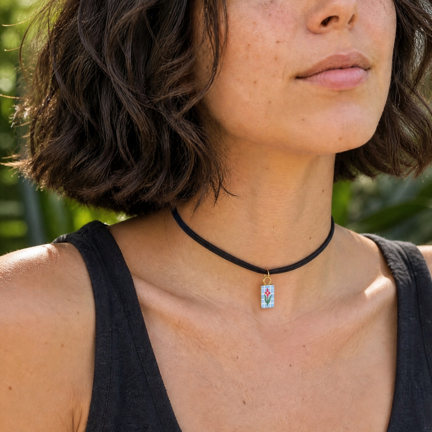 Choker Lunatica - Fiori