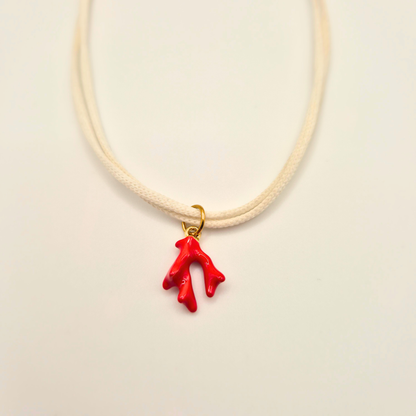 Choker Lunatica - Corallo