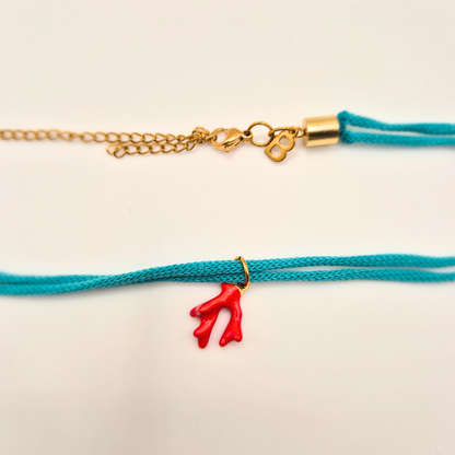 Choker Lunatica - Corallo