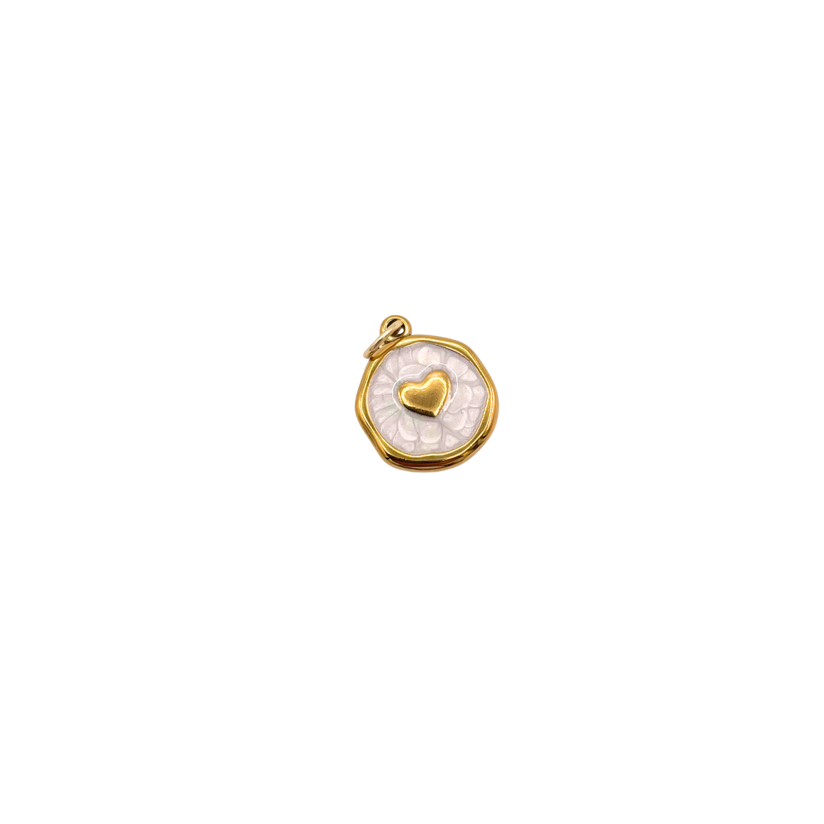 Charm Cuore Smaltato