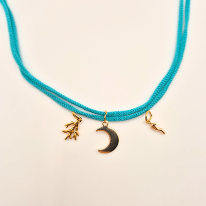 Choker Lunatica - Corallo