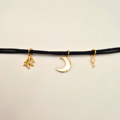 Choker Lunatica - Corallo