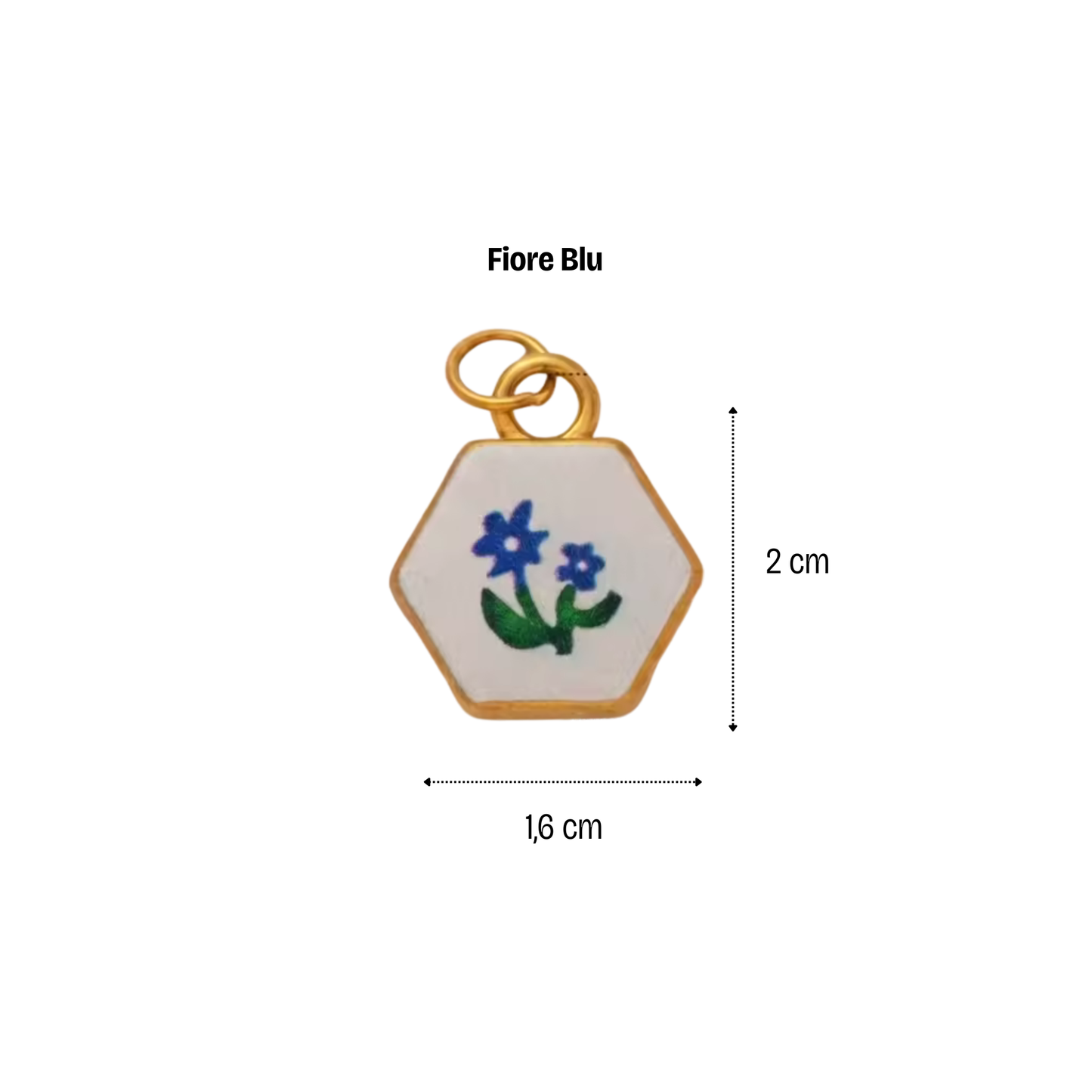 Charm Fiore Blu