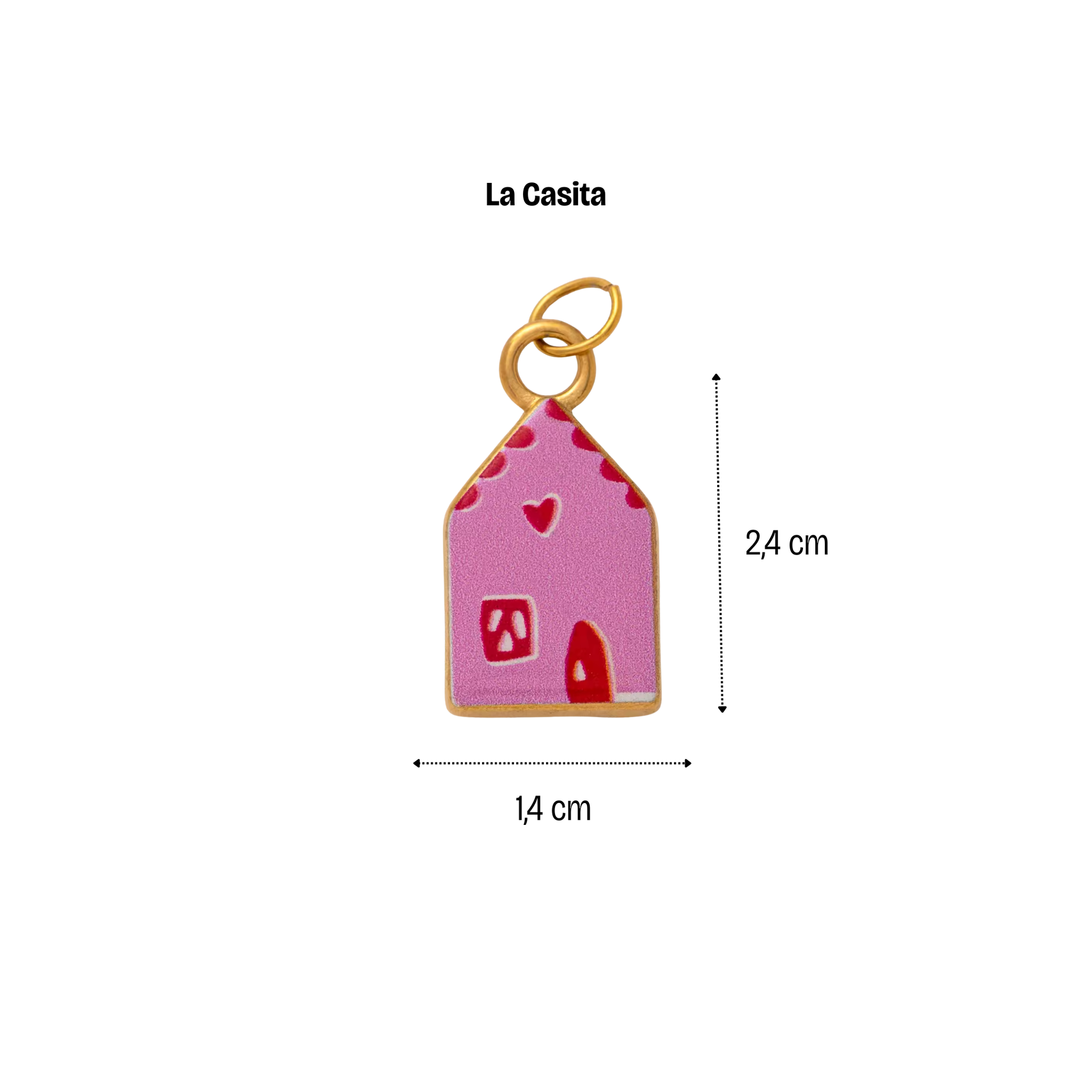 Charm Casita Rosa